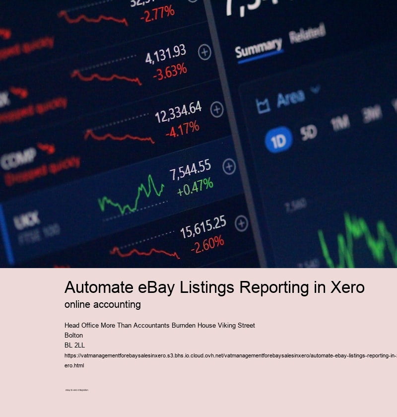 Automate eBay Listings Reporting in Xero